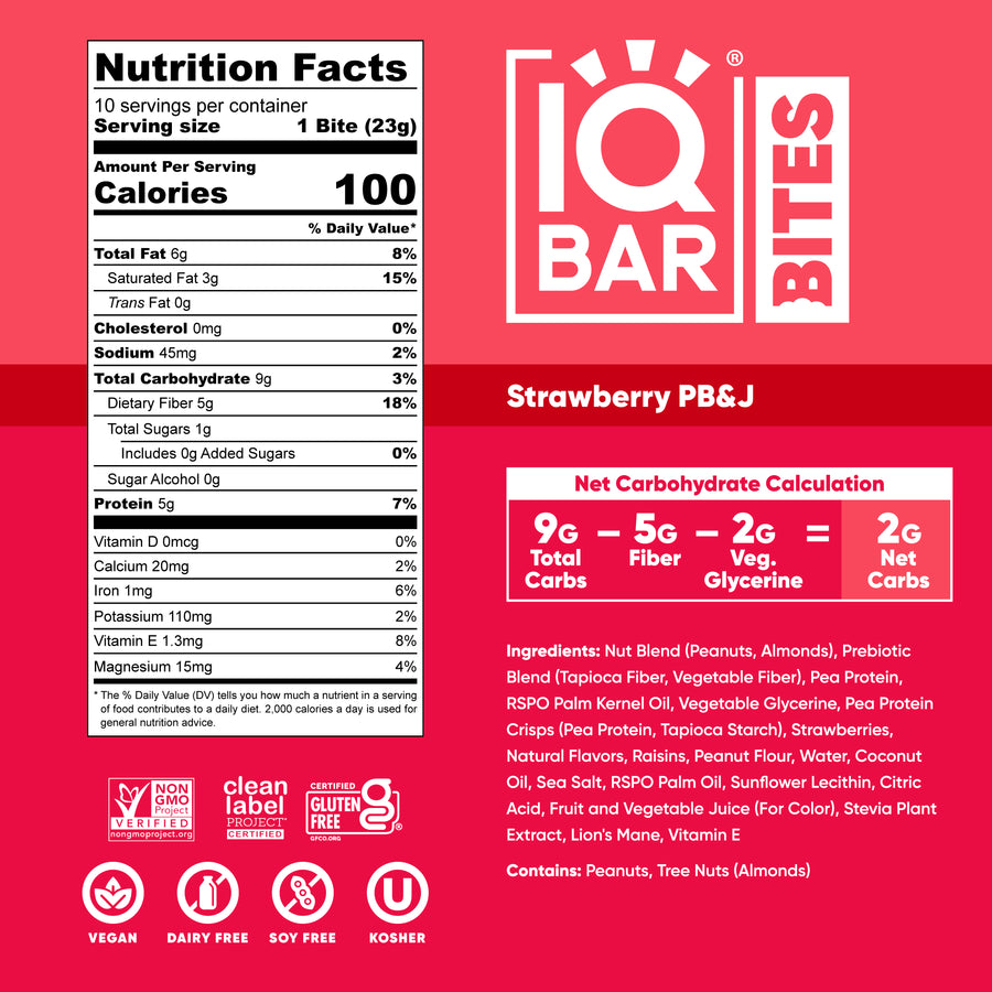 Strawberry PB&J (10 Bites)