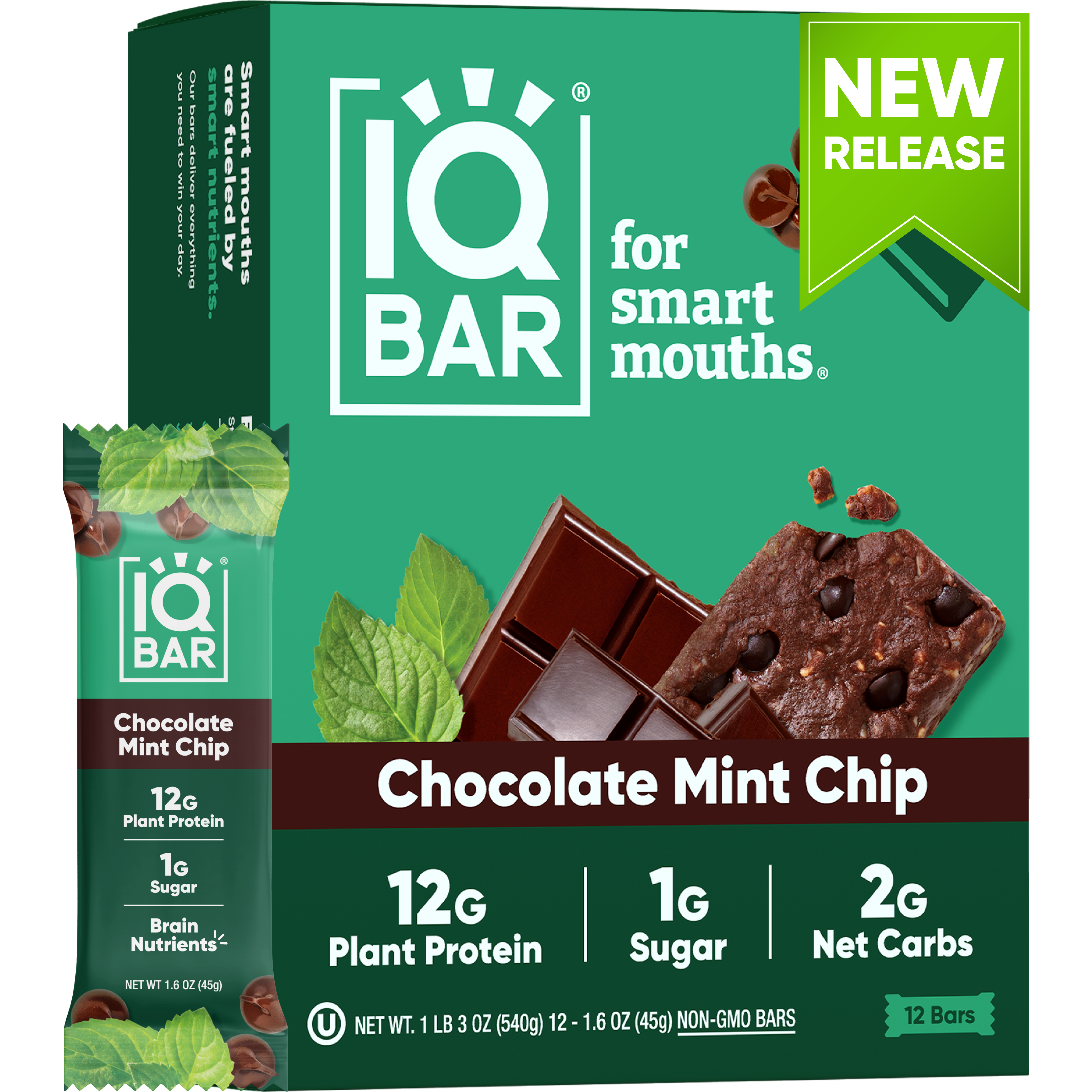 Chocolate Mint Chip (12 Bars)