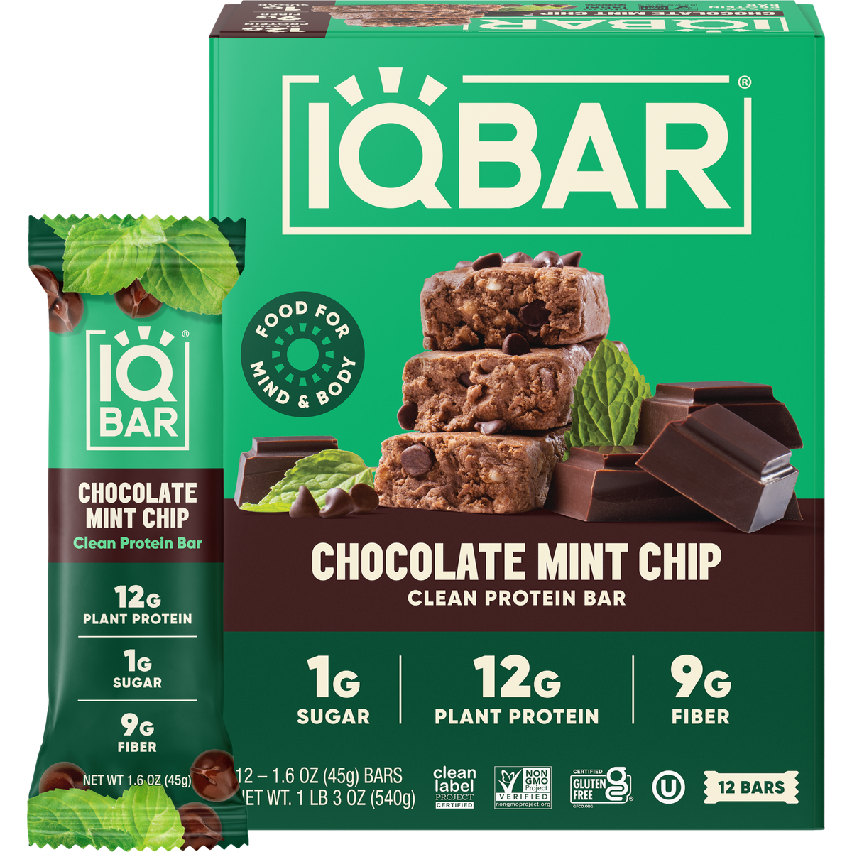 Chocolate Mint Chip (12 Bars)