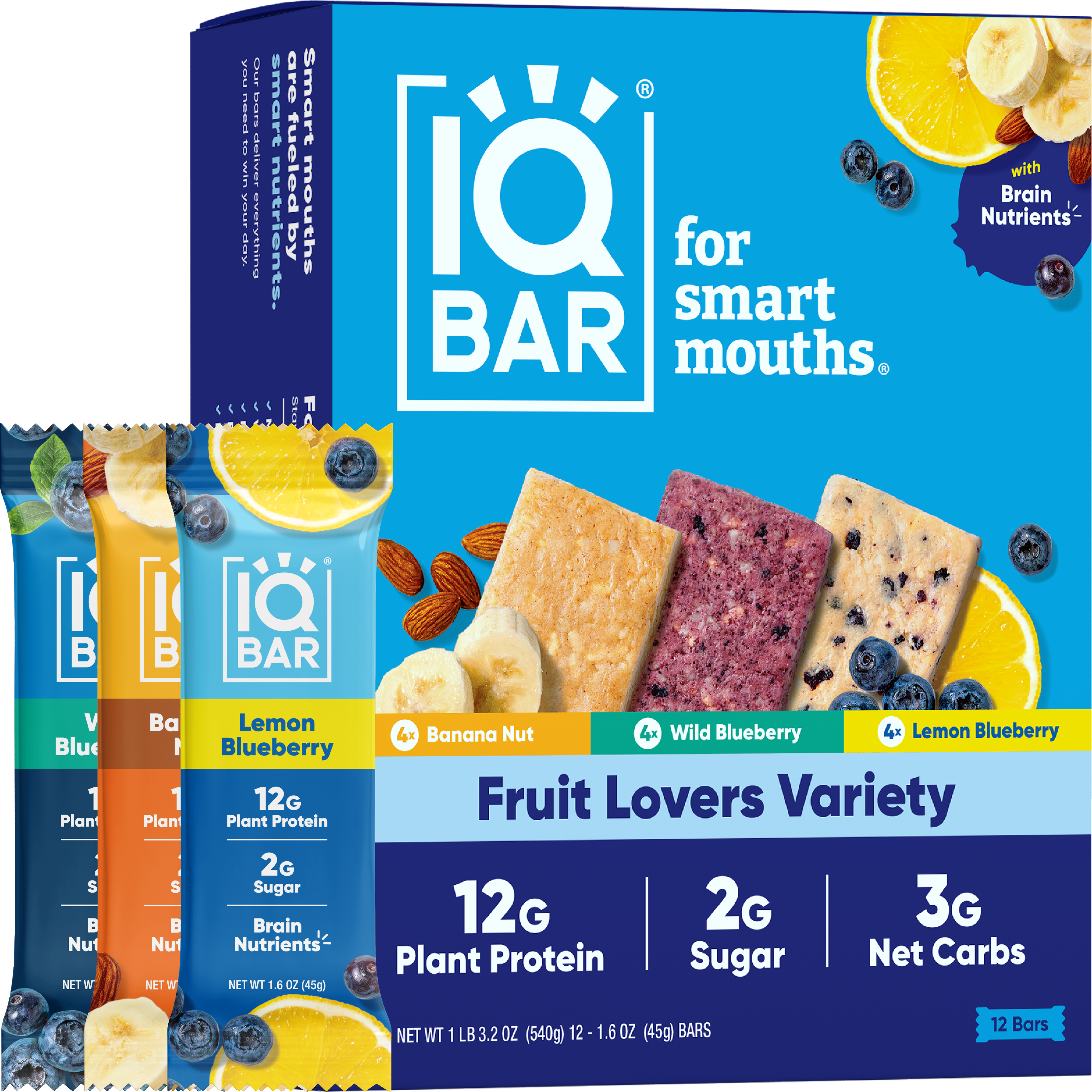 Fruit Variety Pack  Plant Based Protein Bars