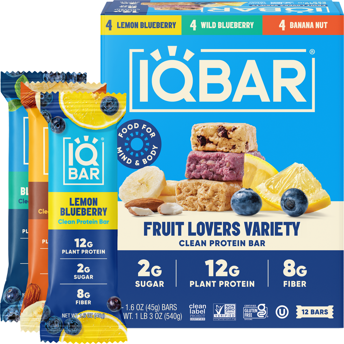 Fruit Lovers Variety (12 Bars)