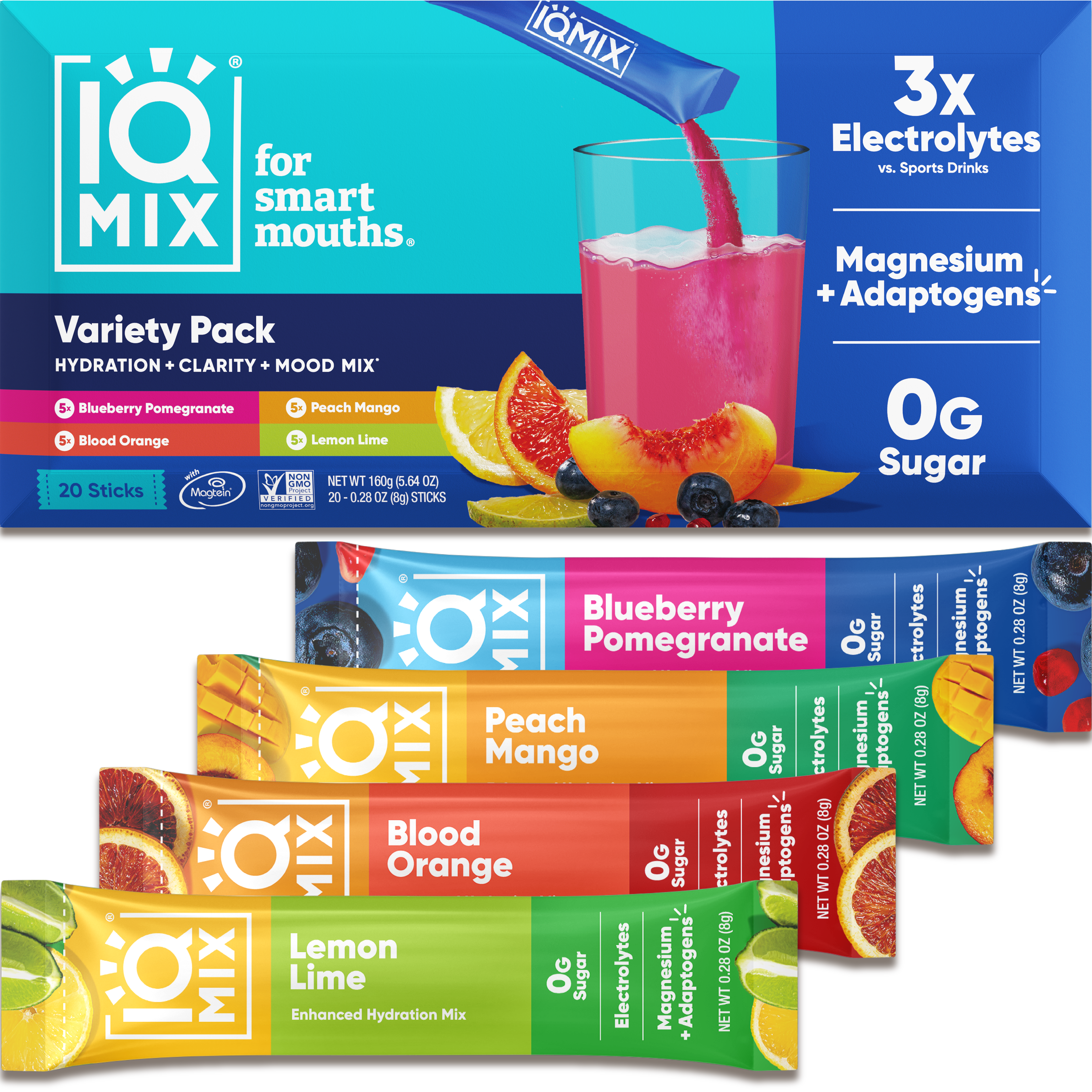 IQMIX Variety Pack (20 Sticks)