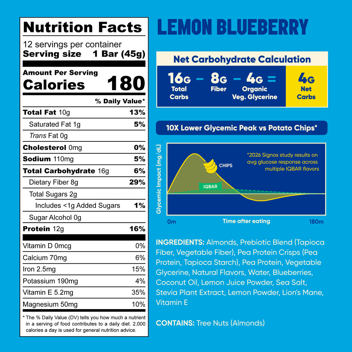 Lemon Blueberry (12 Bars)
