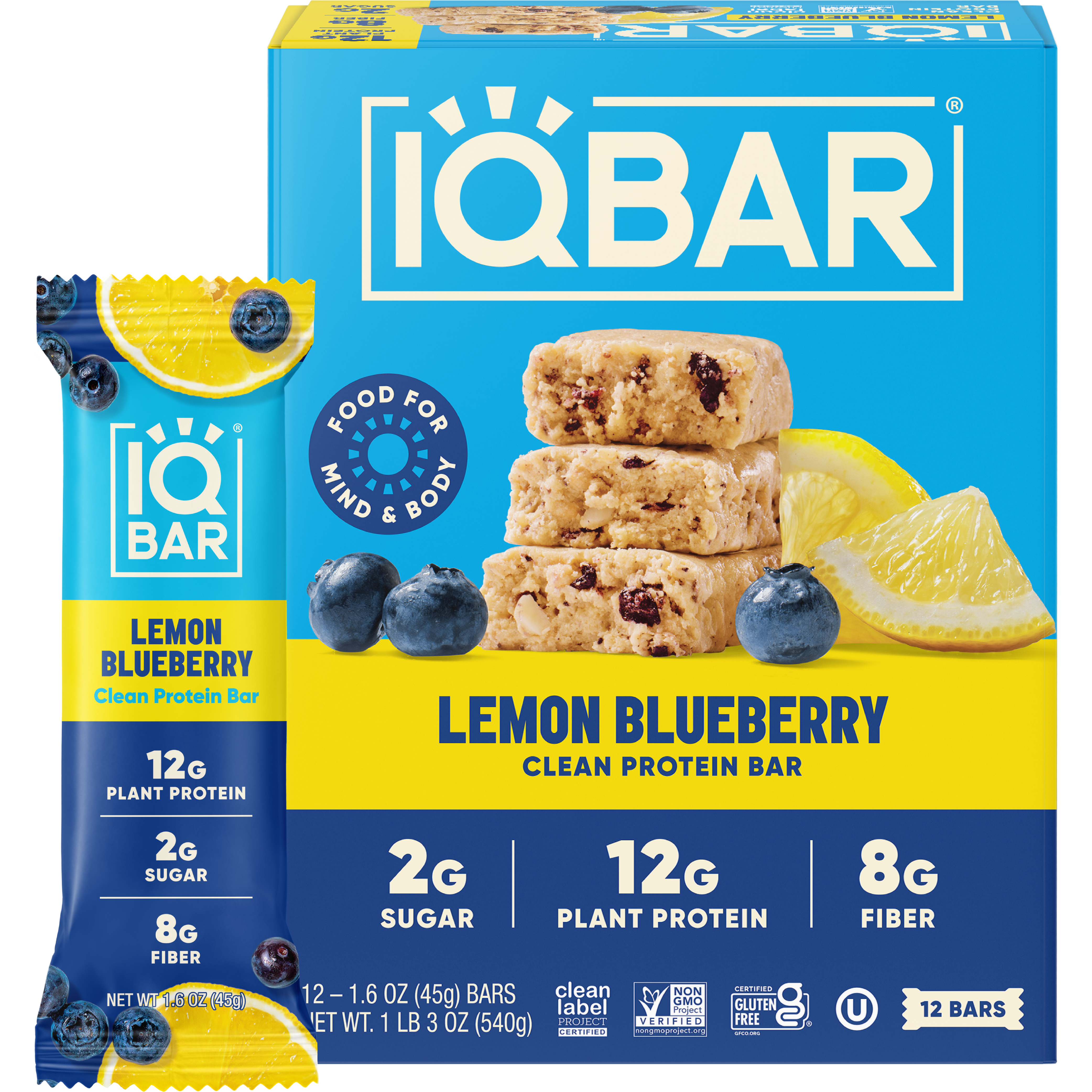 Lemon Blueberry (12 Bars)