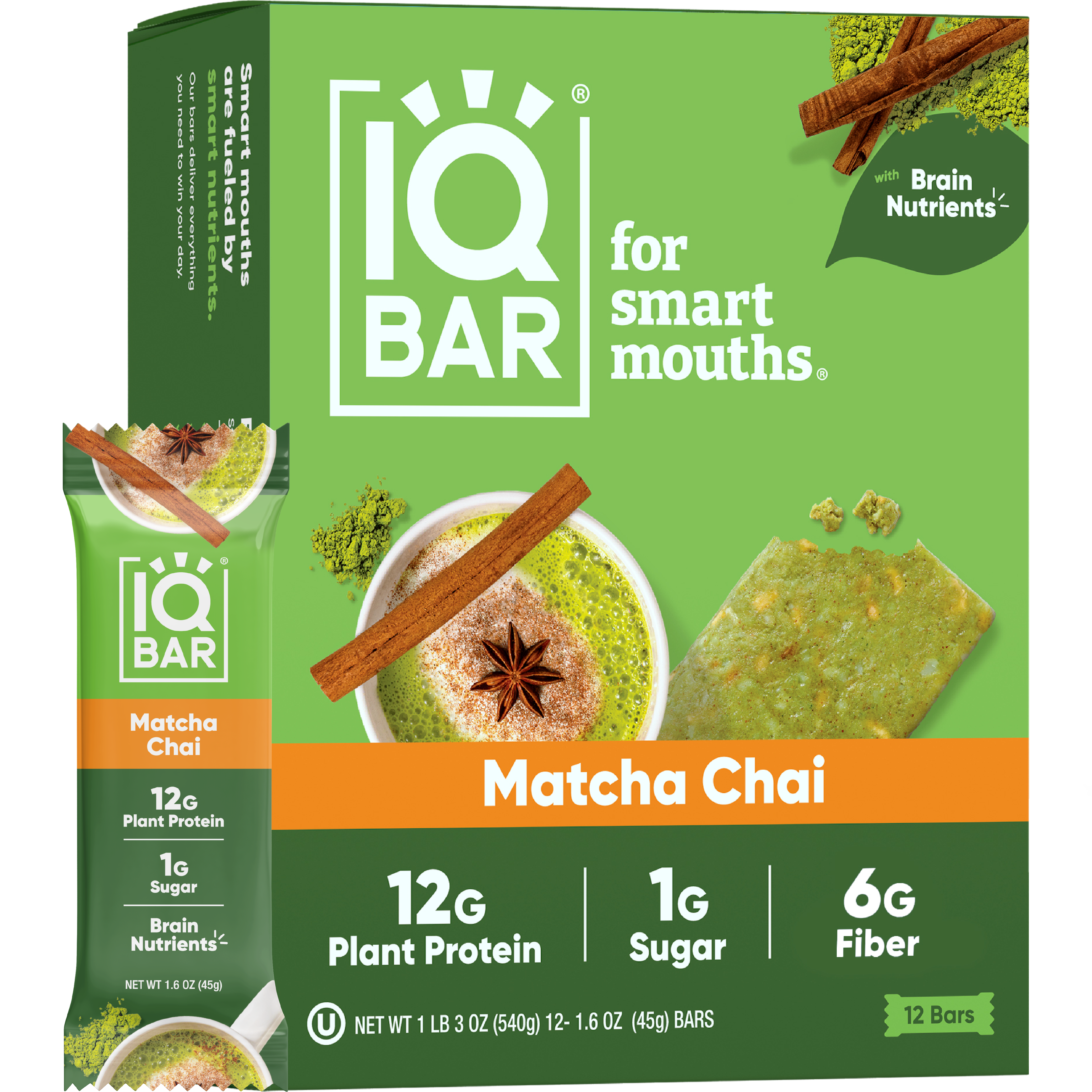 Matcha Bars | Energizing Keto Protein Bars