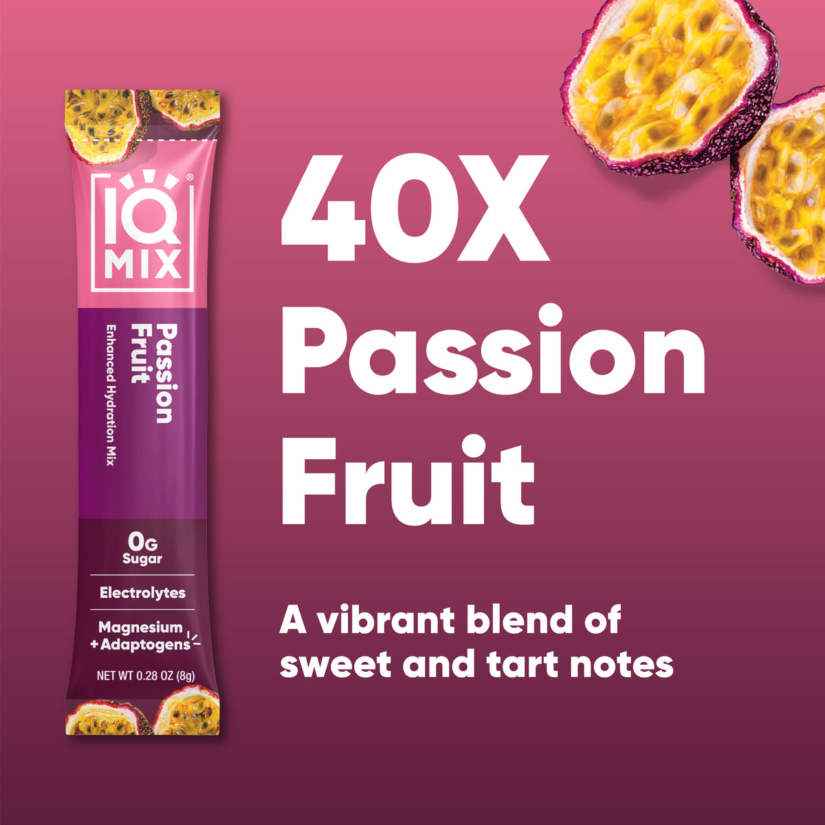 IQMIX Passion Fruit 40 sticks — nutrition facts