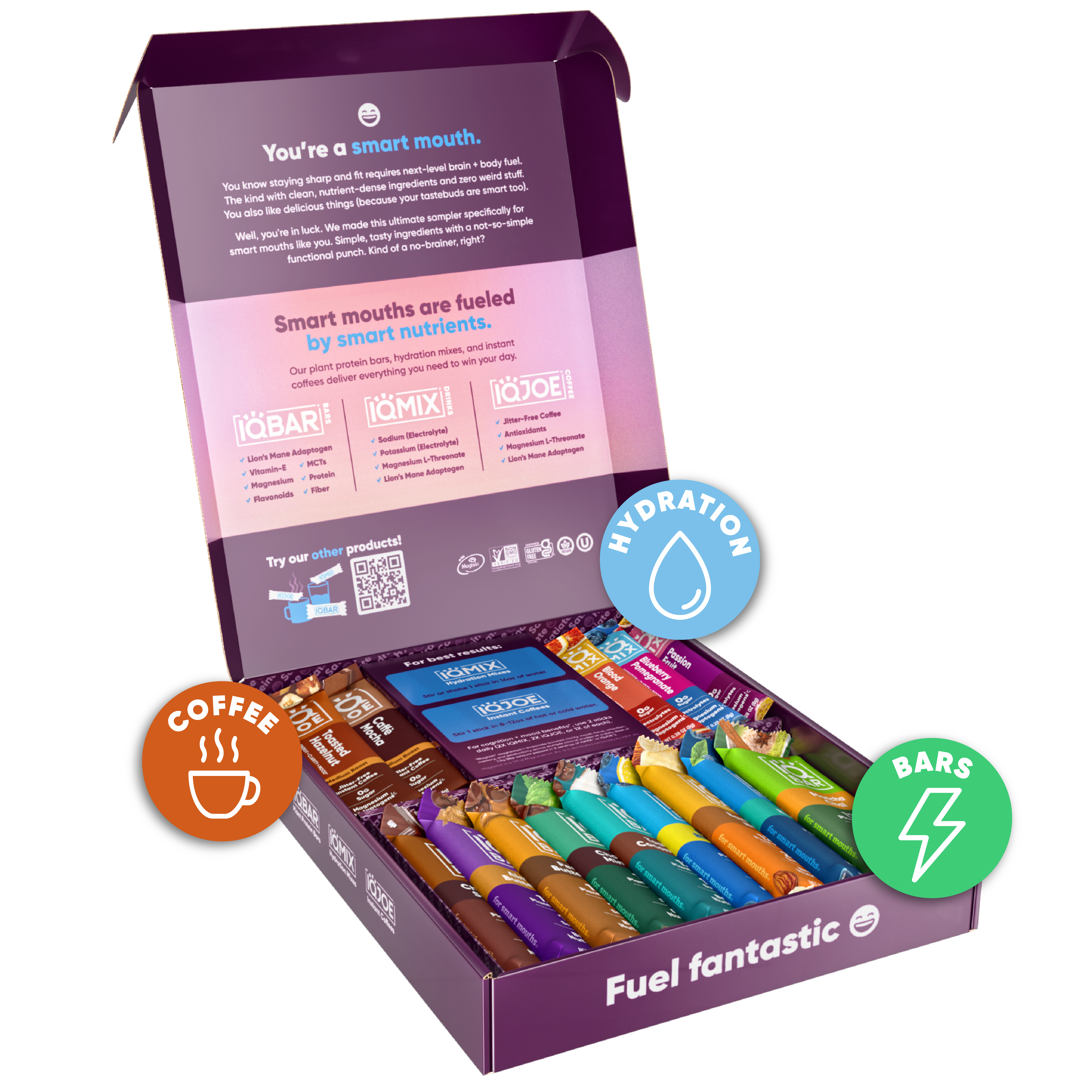 Keto & Vegan Protein Bars + Electrolytes Powder Packets
