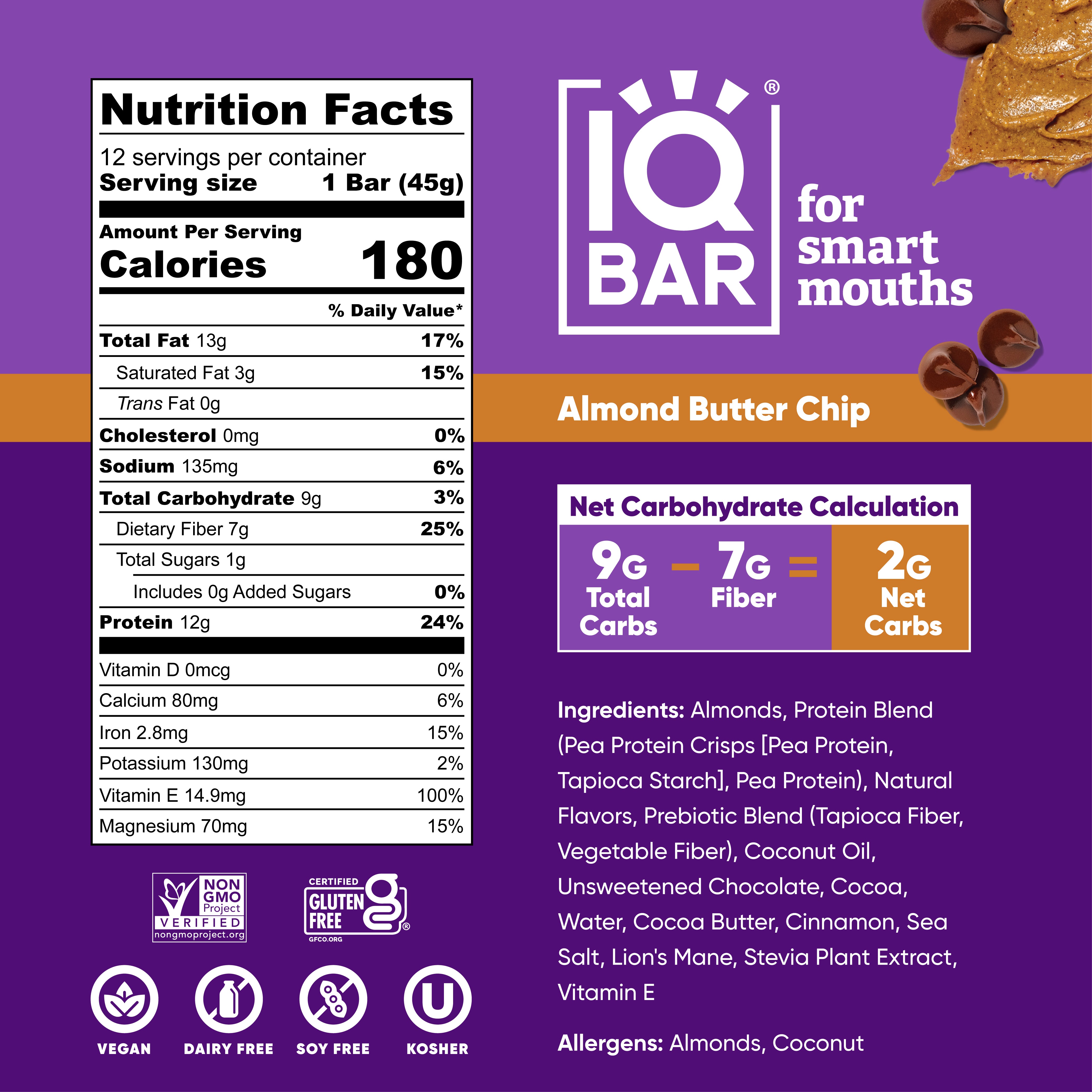 Almond Butter Chip (12 Bars)