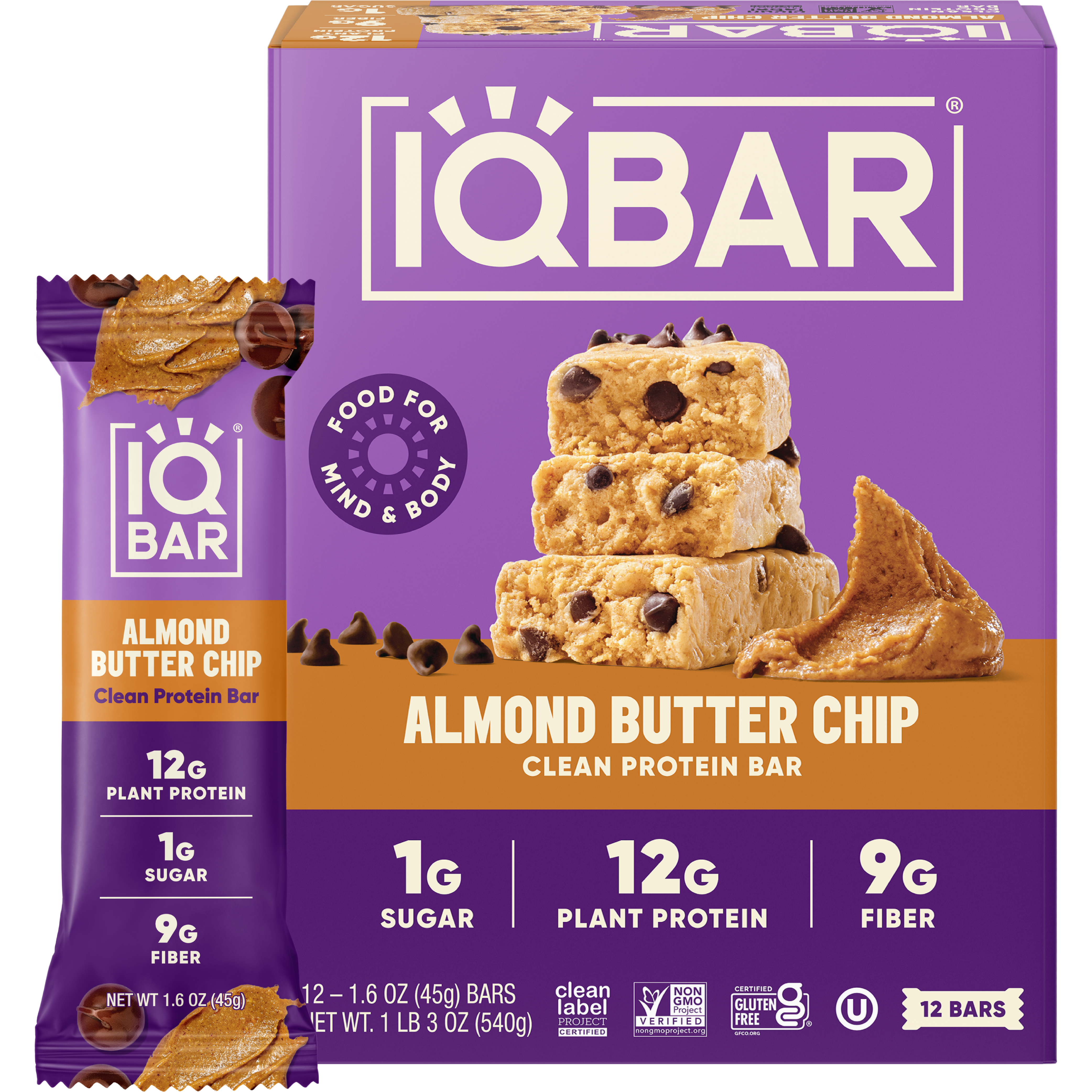 Almond Butter Chip (12 Bars)