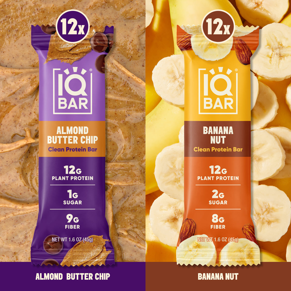 Almond Butter Chip & Banana Nut (24 Bars)