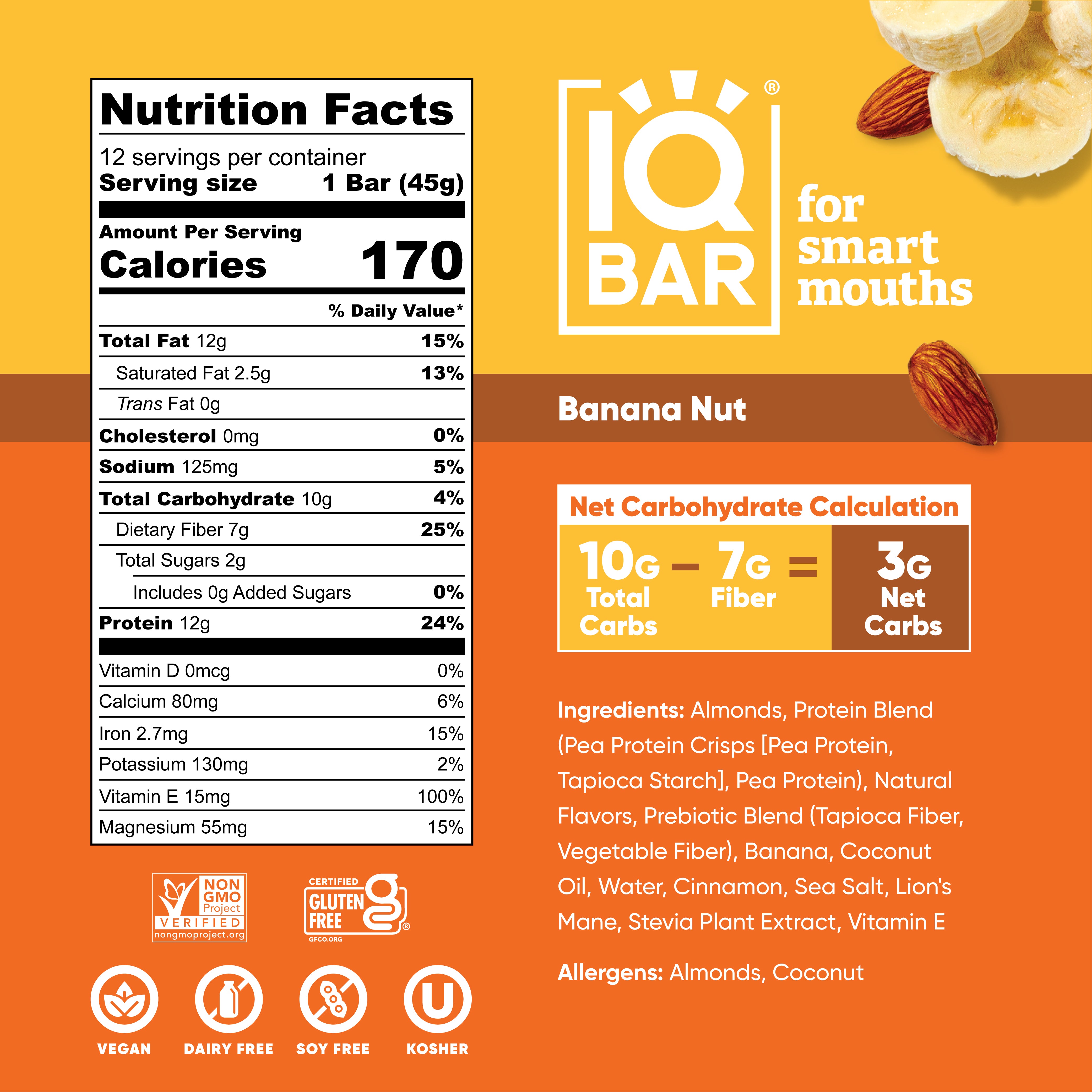 Banana Nut (12 Bars)