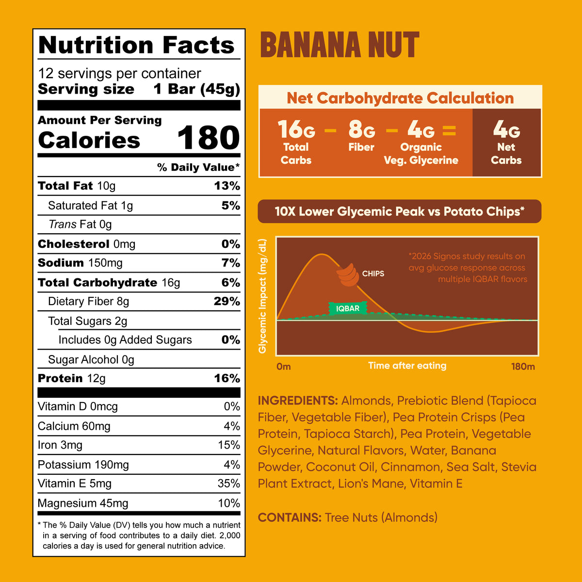 Banana Nut (12 Bars)