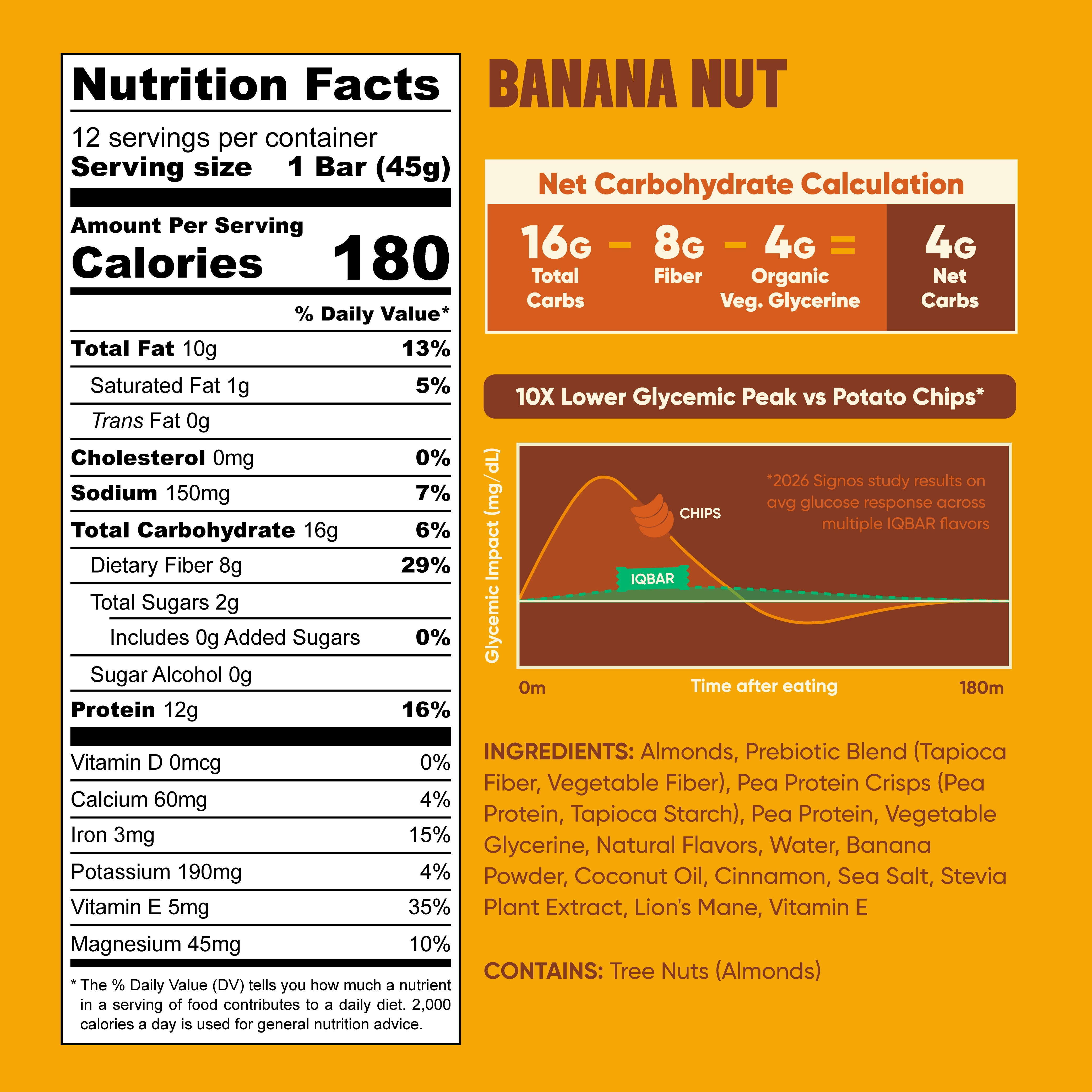 Banana Nut (12 Bars)