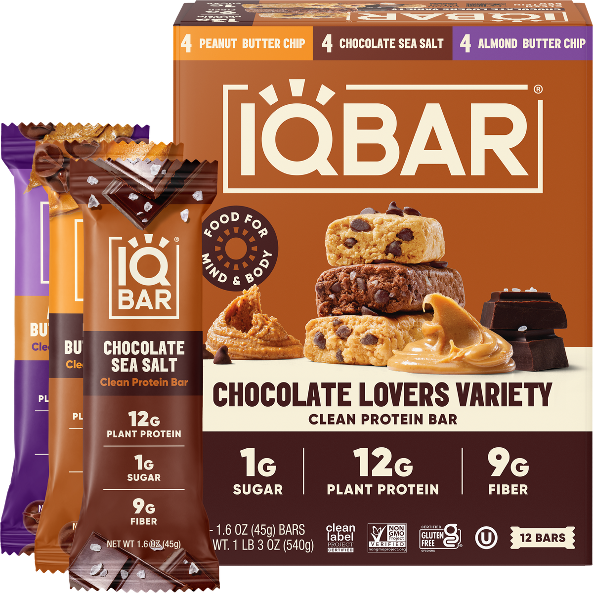 Chocolate Lovers Variety (12 Bars)