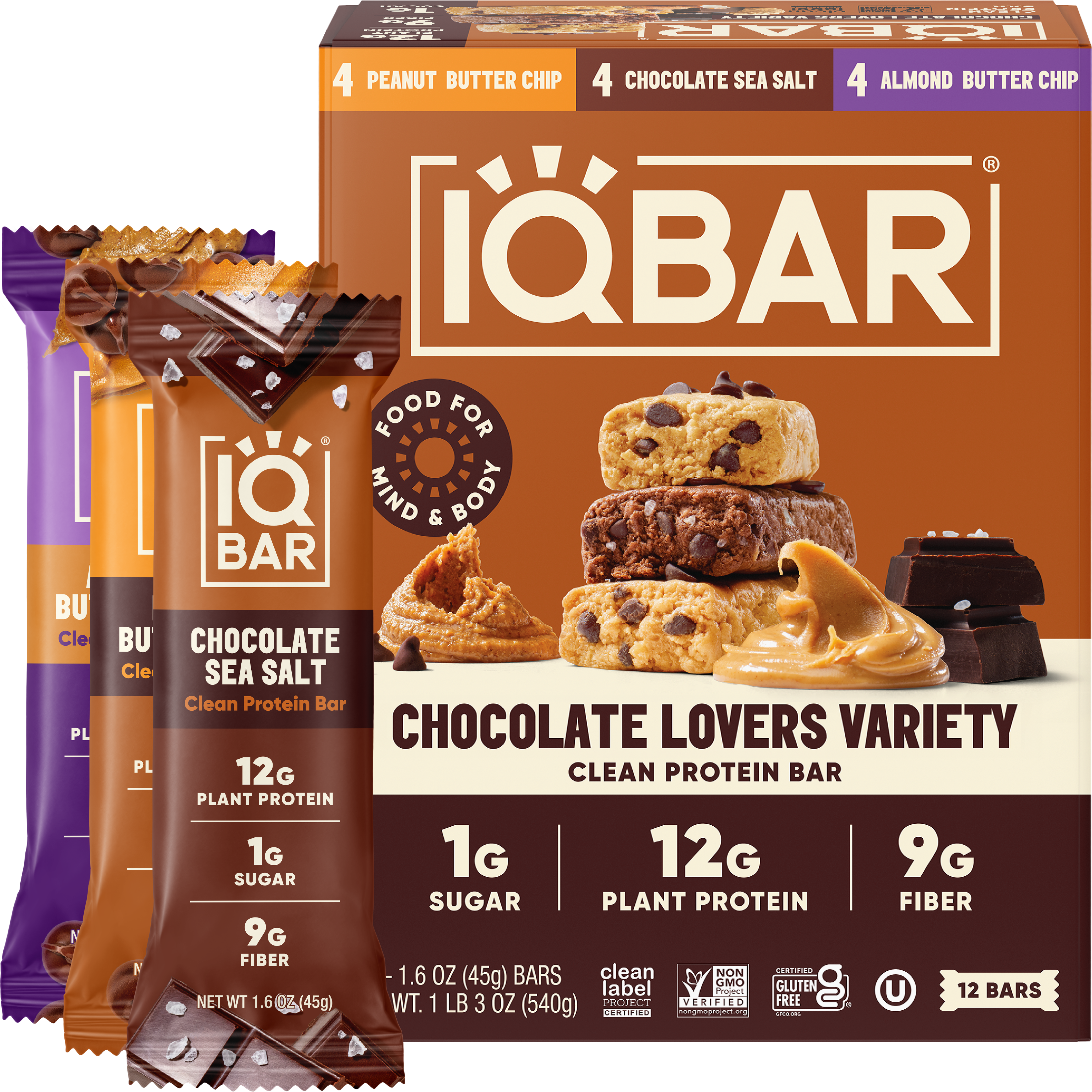 Chocolate Lovers Variety (12 Bars)