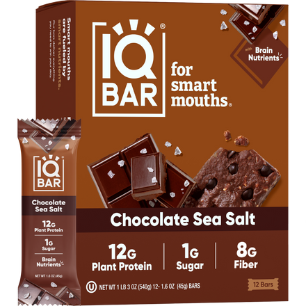 IQBAR Chocolate Sea Salt protein bar
