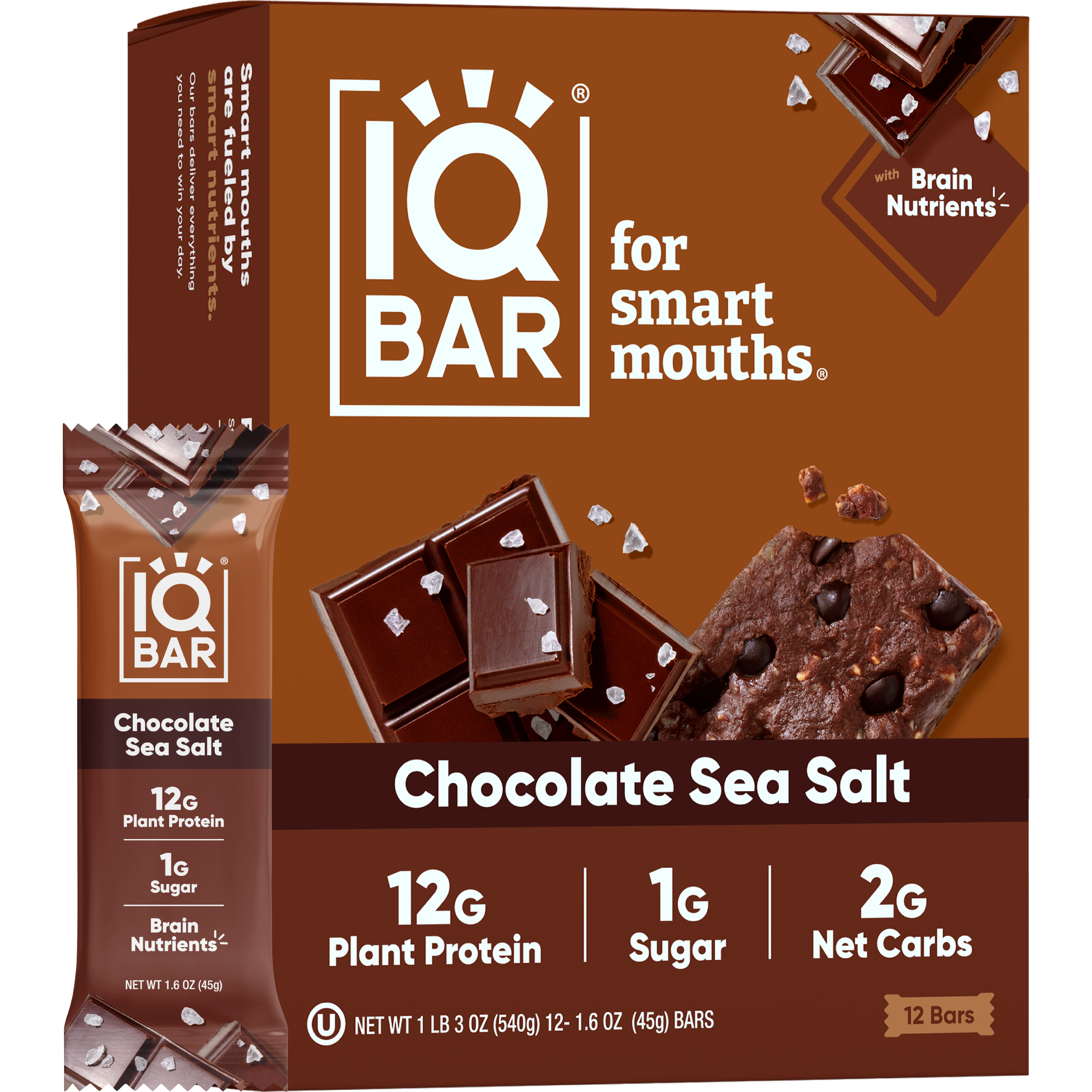 Chocolate Sea Salt (12 Bars)