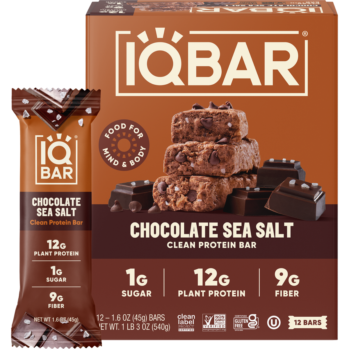 Chocolate Sea Salt (12 Bars)