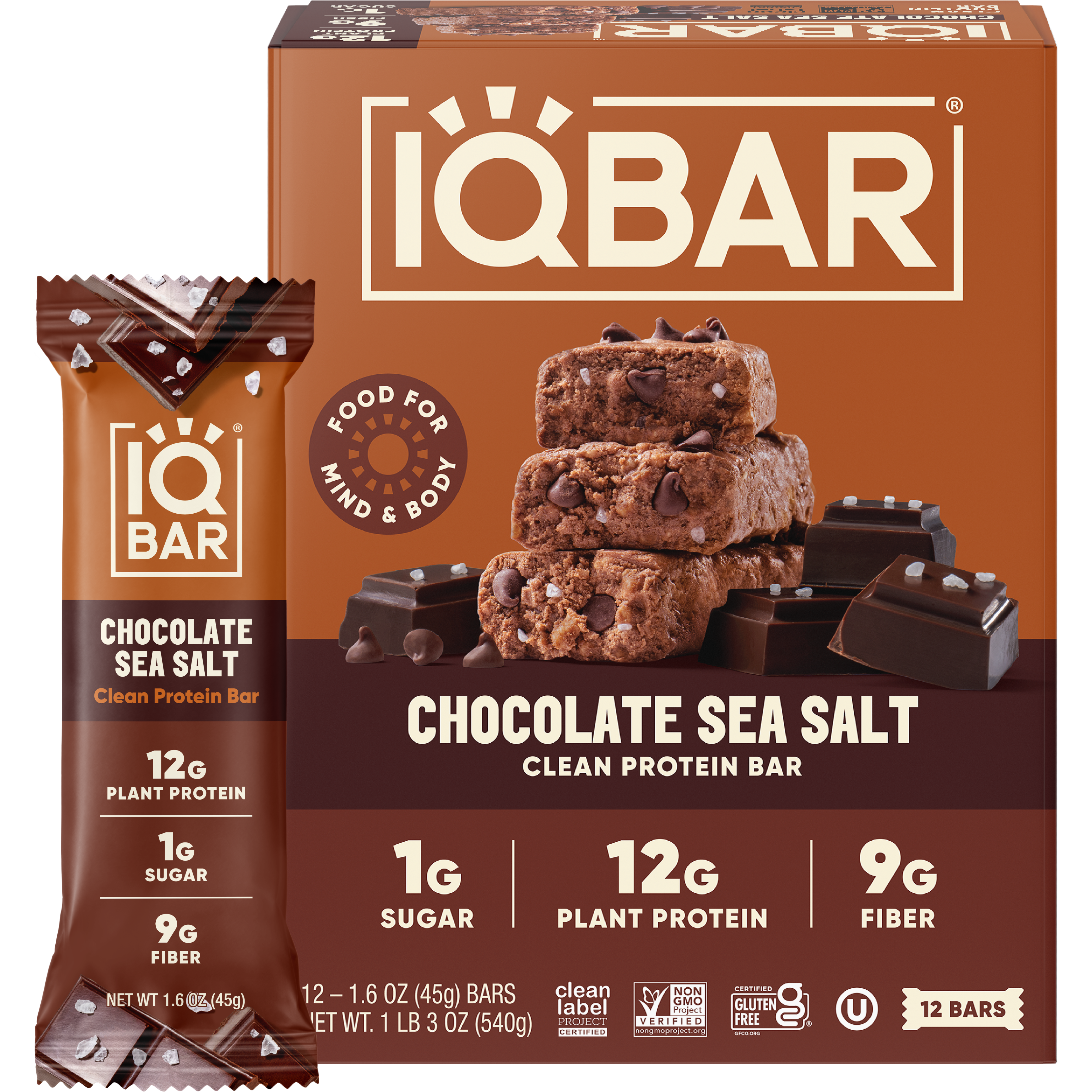 Chocolate Sea Salt (12 Bars)