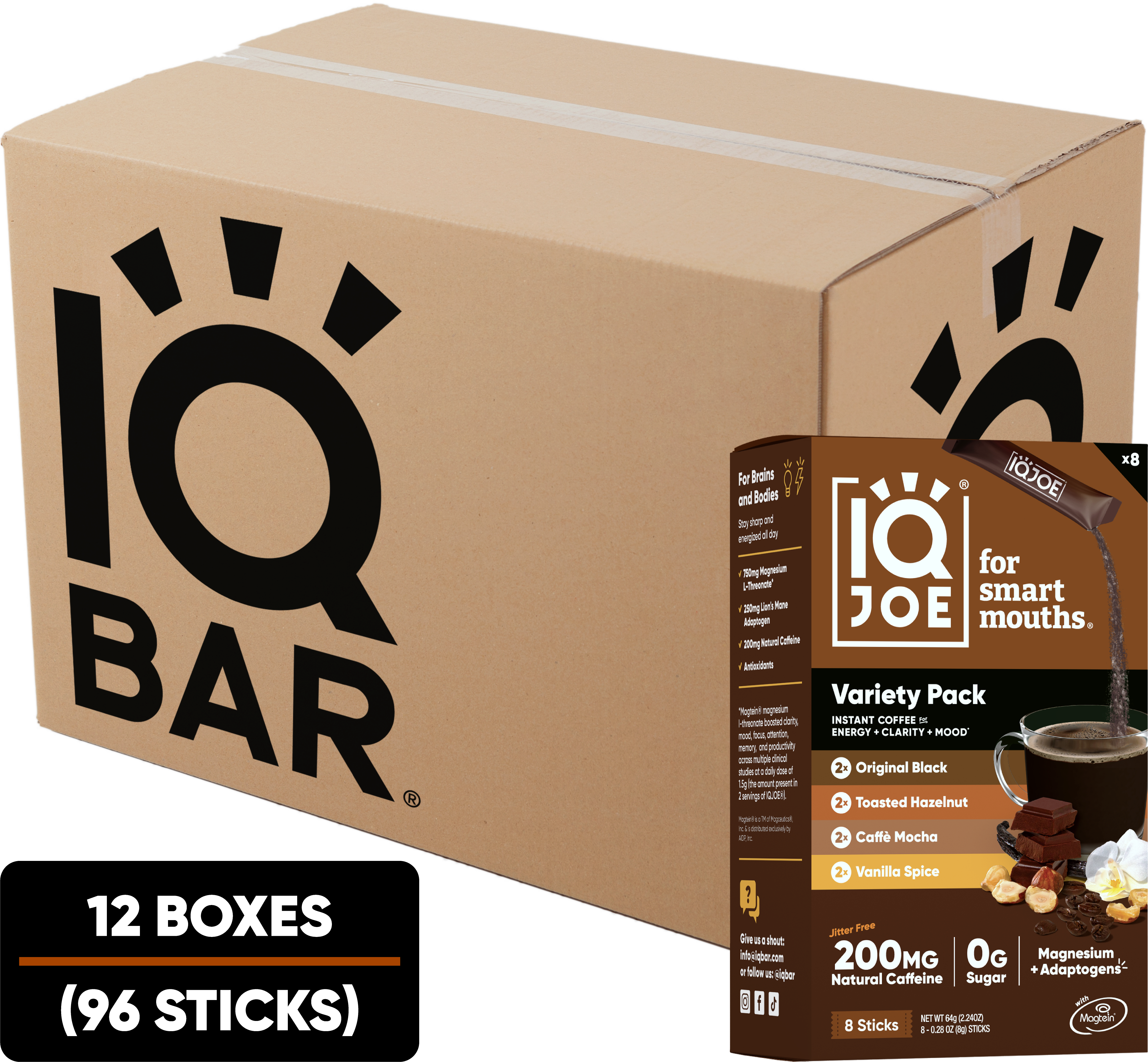 IQJOE 8 Stick Sampler Case (96 Sticks)