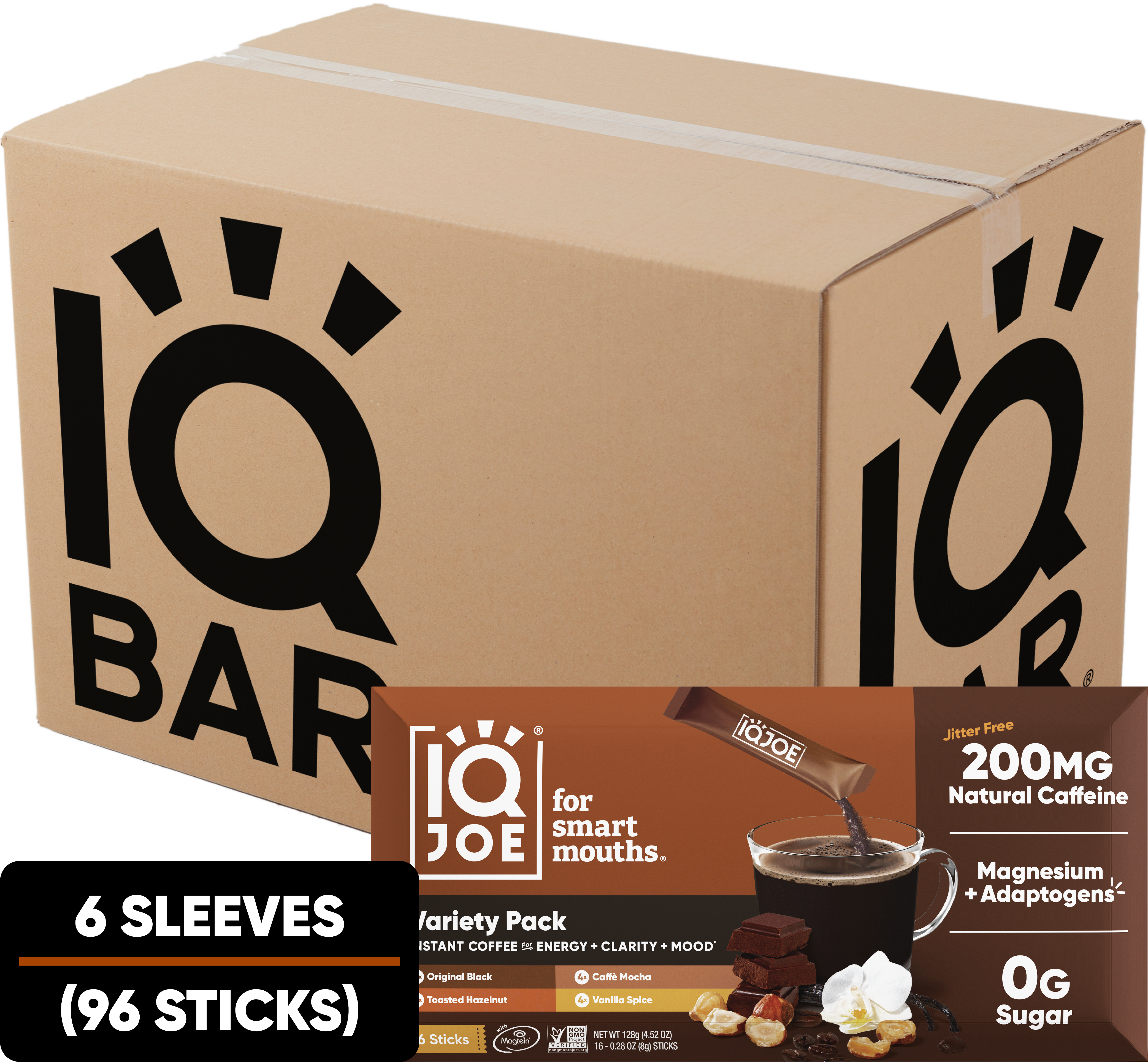 IQJOE Variety Pack Case (96 Sticks)