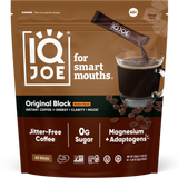 IQJOE Original Black lion's mane mushroom instant coffee — 40 sticks