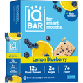 IQBAR Lemon Blueberry protein bar