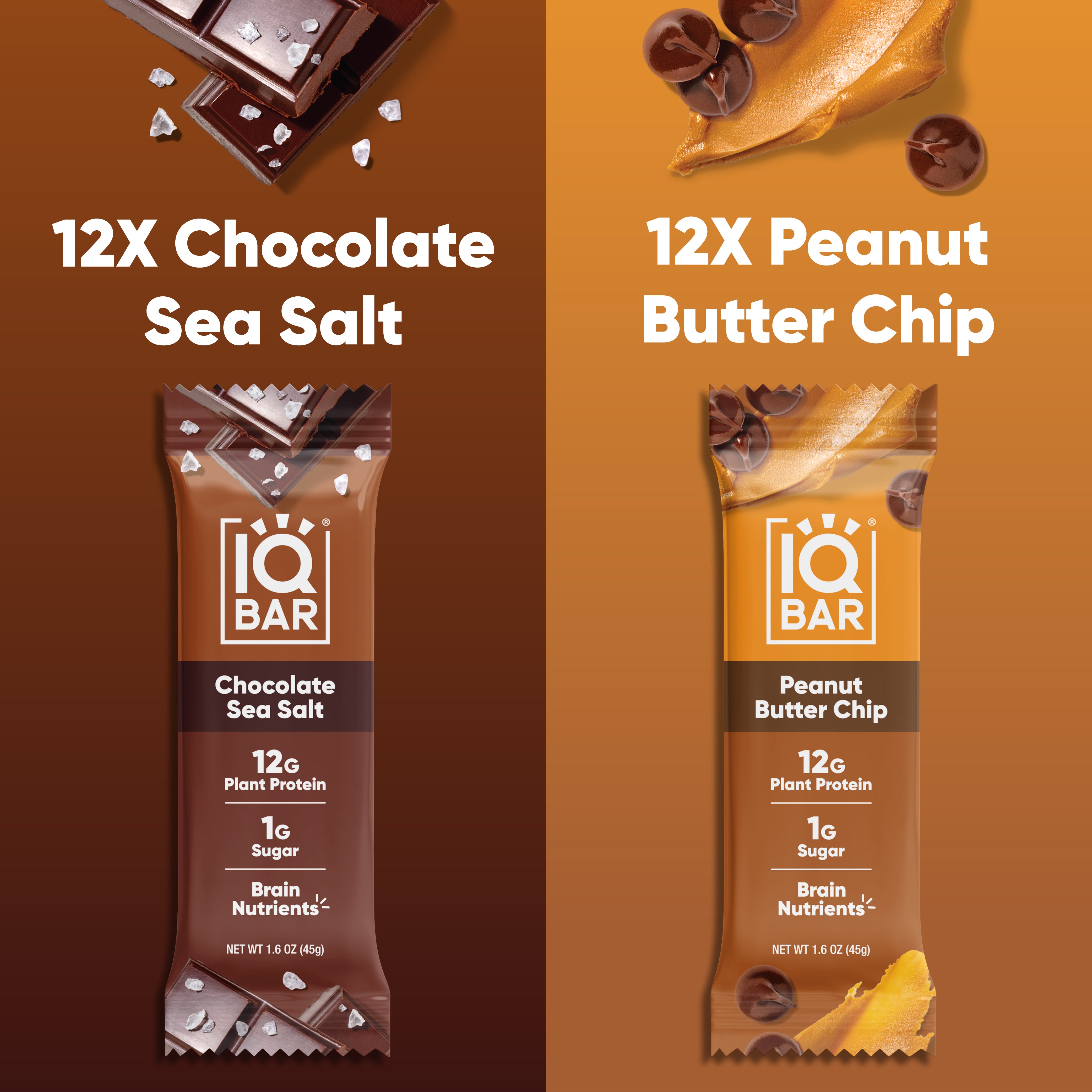 Chocolate Sea Salt & Peanut Butter Chip (24 Bars)