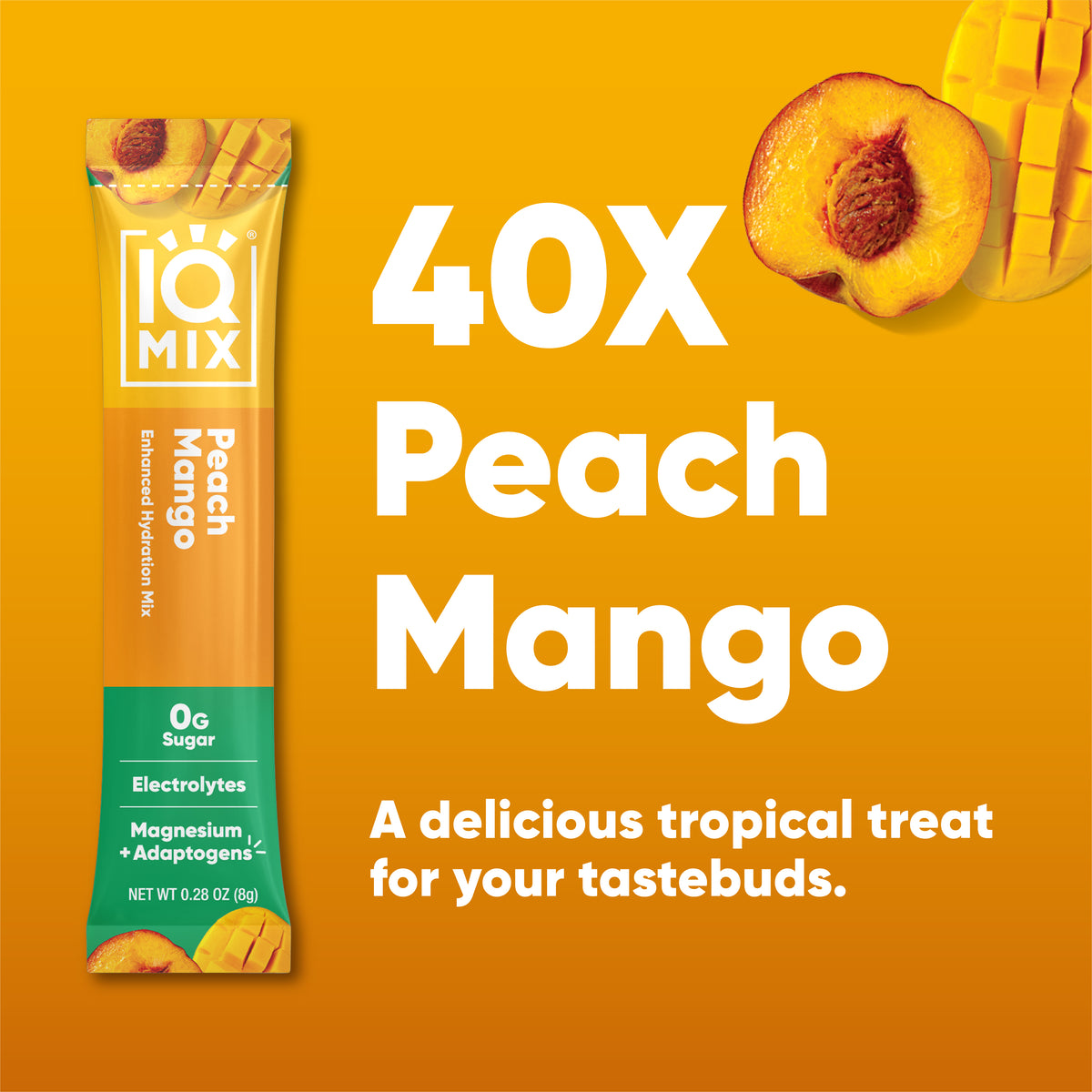 IQMIX Peach Mango 40 sticks — nutrition facts