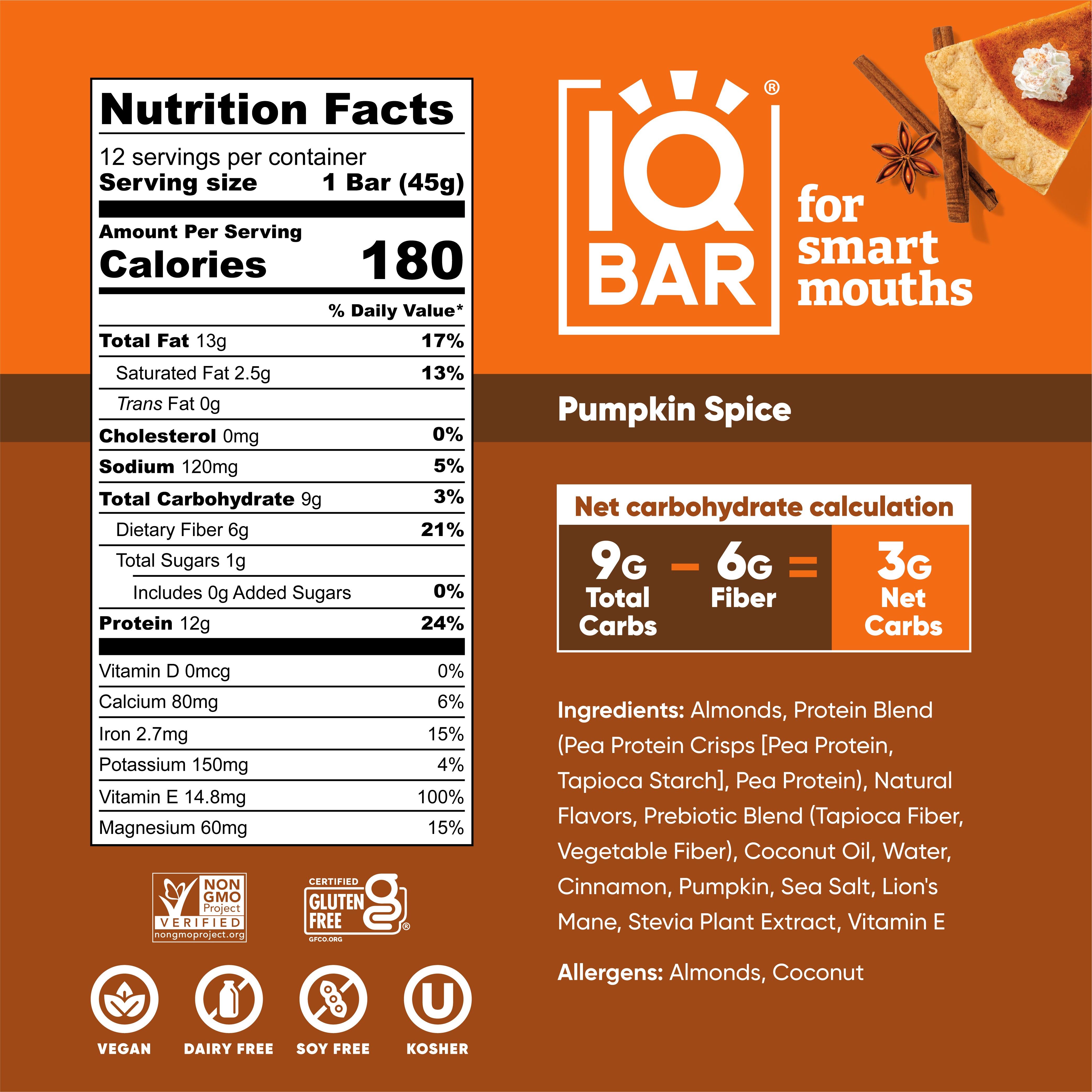 Especias de calabaza (12 barras)