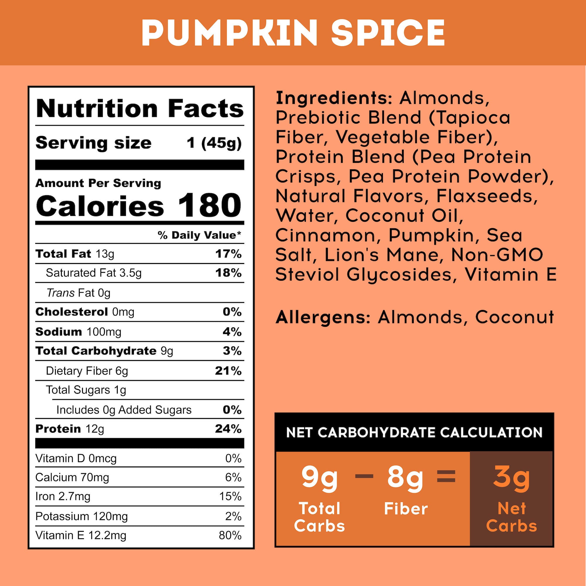 Pumpkin Spice (12 Bars)