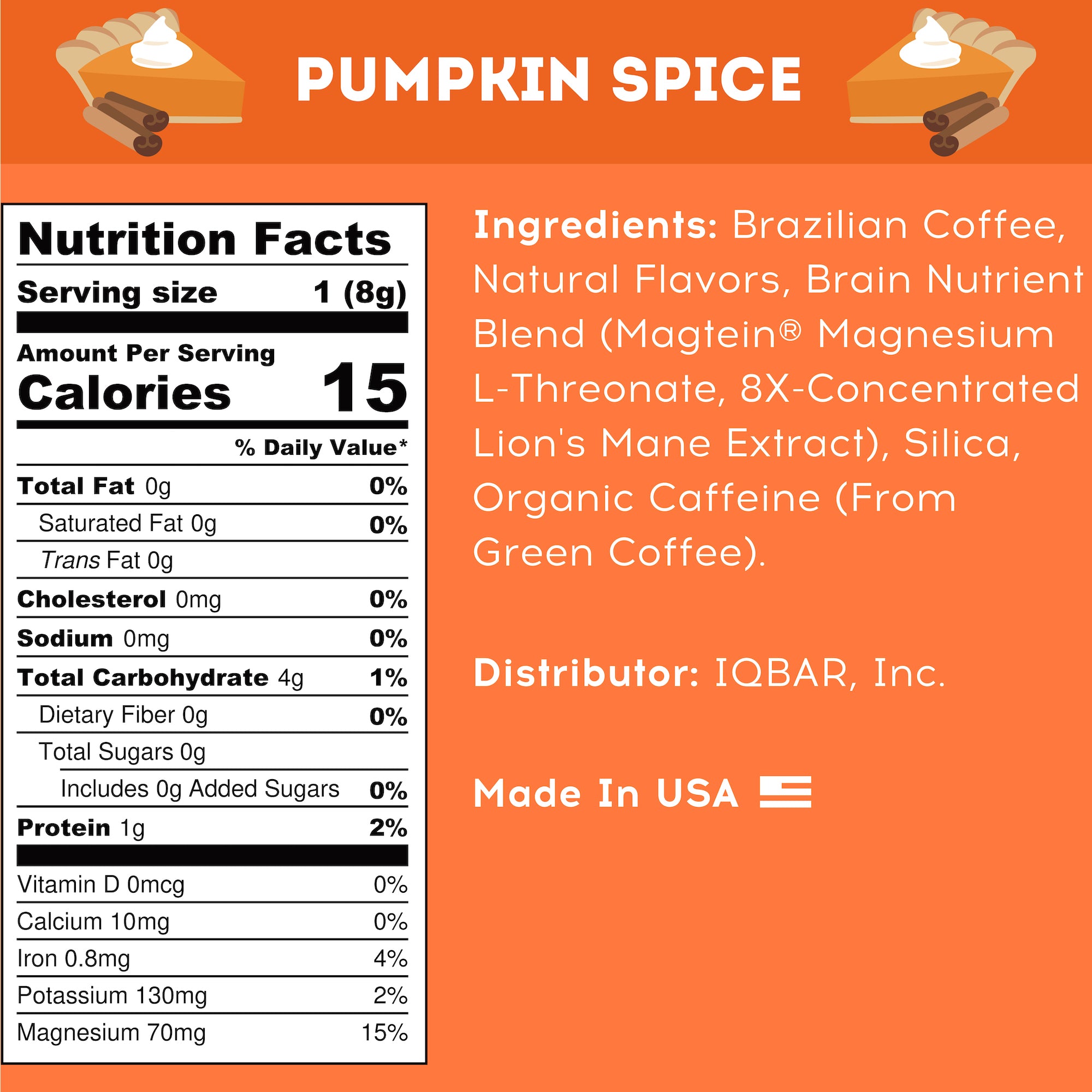 Pumpkin Spice (16 Sticks)