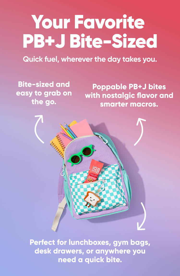 IQBAR Bites PB&J Variety Pack