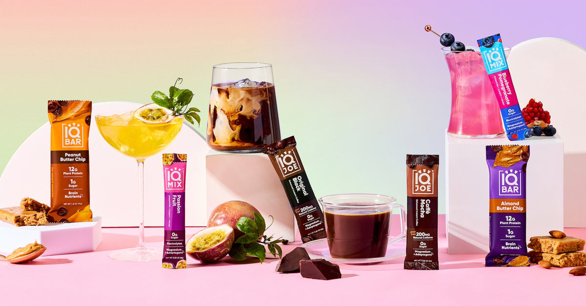 IQBAR - Plant Protein Bars | Electrolyte Mixes | Mushroom Coffee
