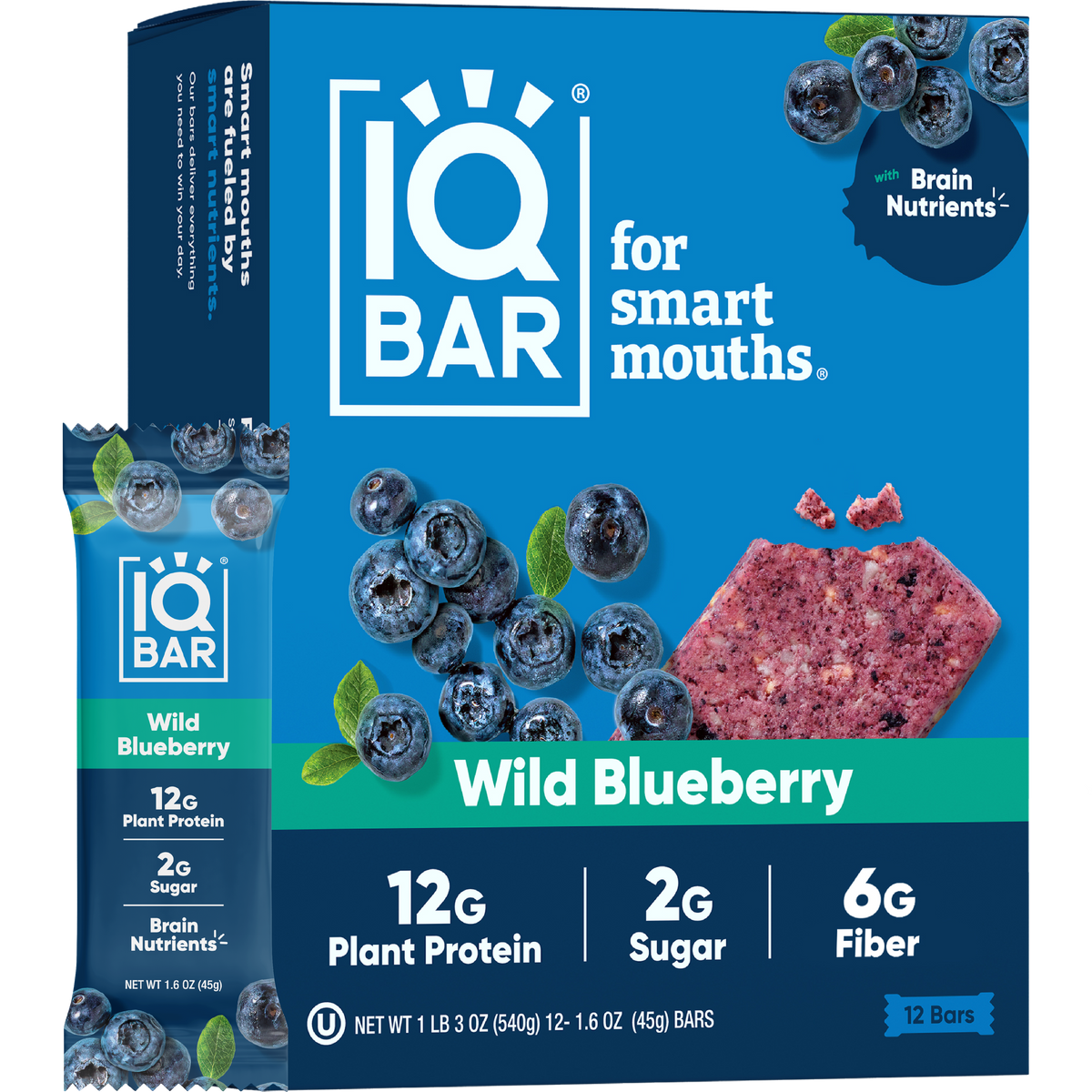 IQ Bar Wild Blueberry